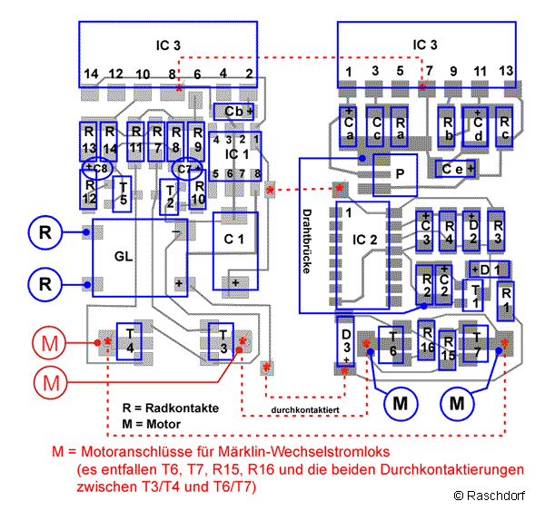 Bestückungsplan Lok-Decoder V.6