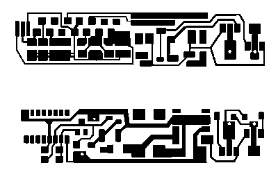 Platinen-Layout des Lok-Decoders Version 5