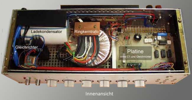 Foto: Innenansicht des Digital-Steuergerätes