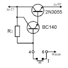 Reset-Schaltung mit 2N3055